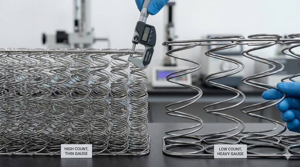 Do Coil Count & Gauge Matter in a Mattress?