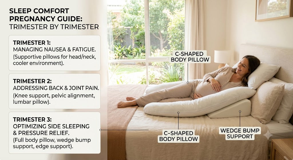 Sleep Comfort During Pregnancy: Trimester-by-Trimester Guide