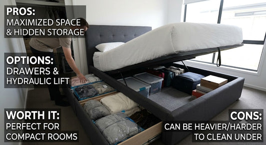 Storage Beds: Are They Worth It? Pros, Cons & Best Options