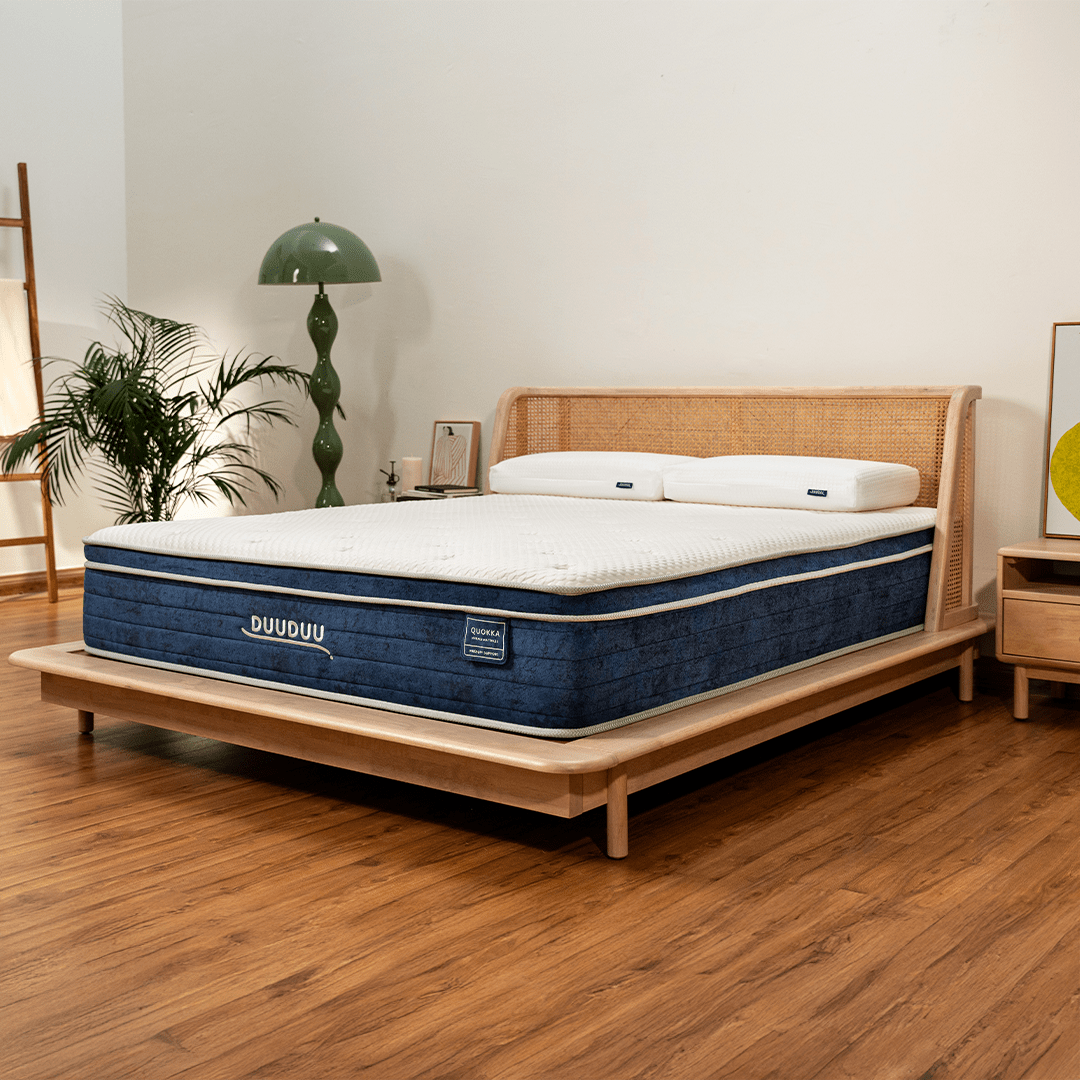 Premium hybrid mattress with organic latex